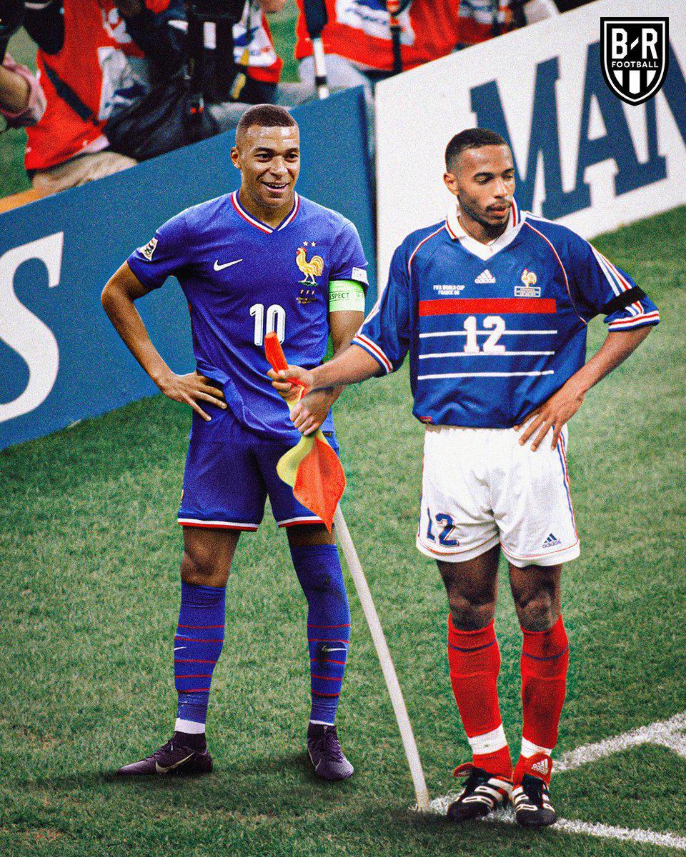 51球追平亨利，姆巴佩成为法国队史第二射手，仅次于吉鲁